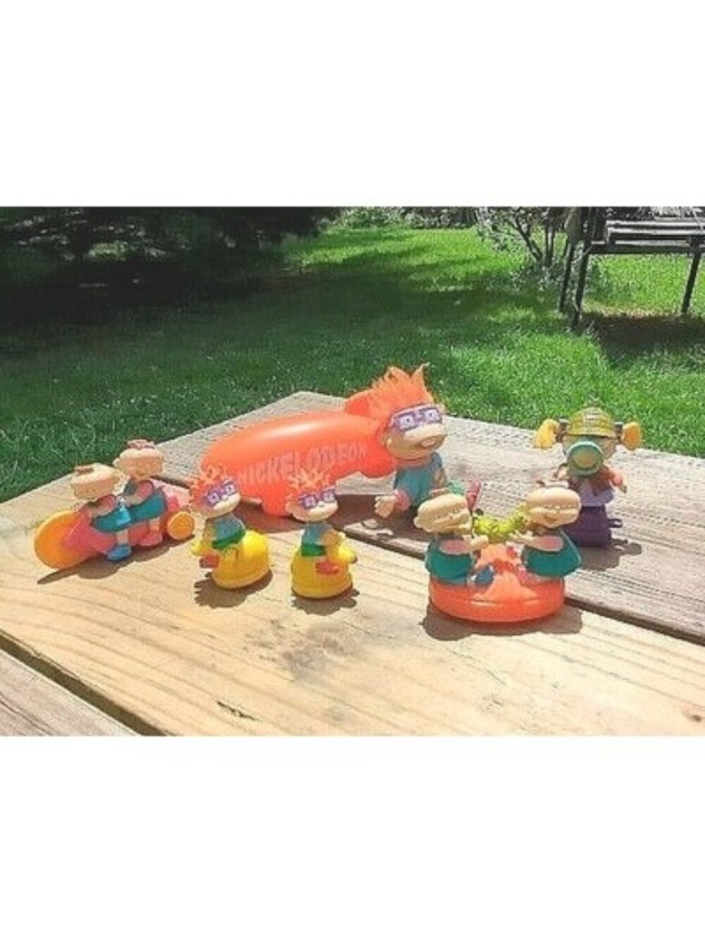 10 Vintage 1998 Rugrats Burger King Series Kids Meal Wind-up Toys And 1 Plush